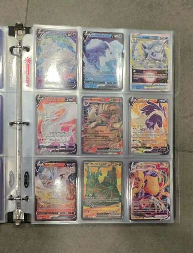 Hojas protectoras de 9 espacios para cartas, tarjetas, postales, estampas
