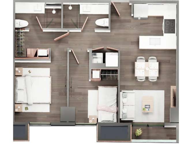 Apartamento Amueblado en Renta Zona 14 - Imagen 14