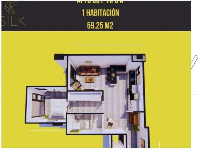 Apartamento Amueblado en Renta Zona 4 - Imagen 9