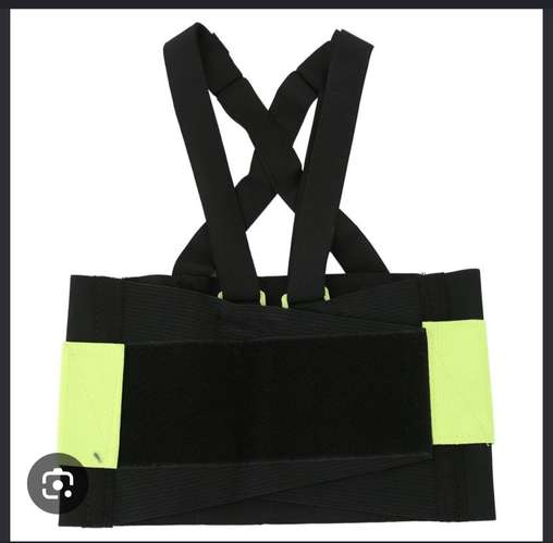 Vendo chaleco faja lumbar para levantar pesoPrecio Q150envio gratis nuevo talla L ajustable  - Imagen 5