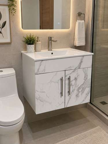 LAVAMANOS CON MUEBLE FLOTANTES