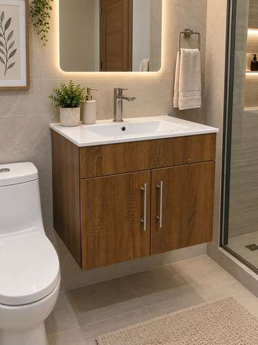 LAVAMANOS CON MUEBLE FLOTANTES