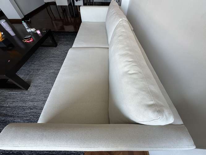 Sofá Modular 4 Puestos Blanco / Diseño Moderno - Excelente estado - Imagen 4