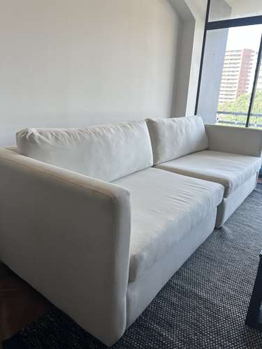 Sofá Modular 4 Puestos Blanco / Diseño Moderno - Excelente estado - Imagen 3