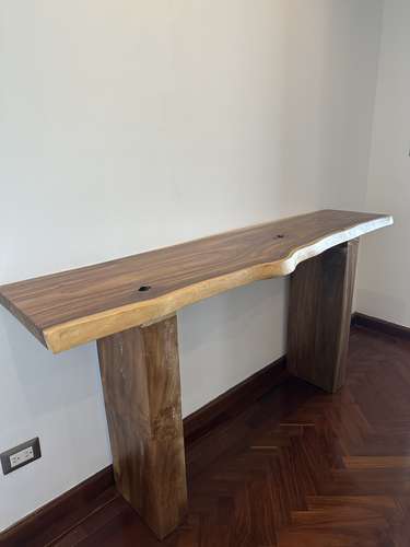 Mesa de Entrada en Madera Sólida (Natural) - Imagen 3