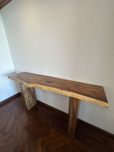 Mesa de Entrada en Madera Sólida (Natural) - Imagen 2