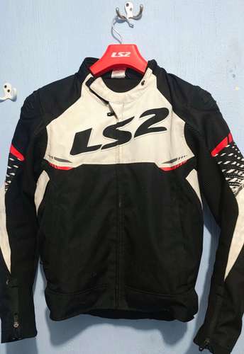 Chumpa de Motorista APEX Man Negro, Blanco con Rojo - Talla M
