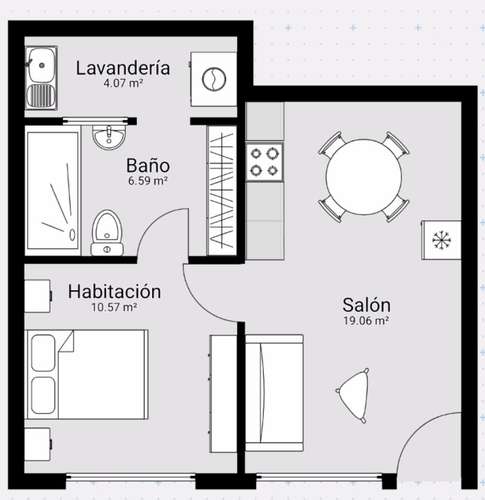 Apartamento en alquiler en zona 6. - Imagen 10