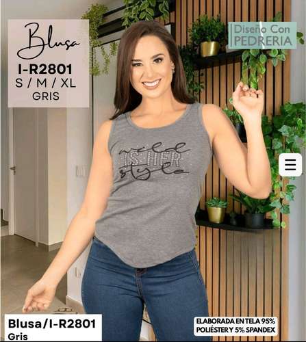 Blusas tipo camisetas con hermoso diseño   - Imagen 3