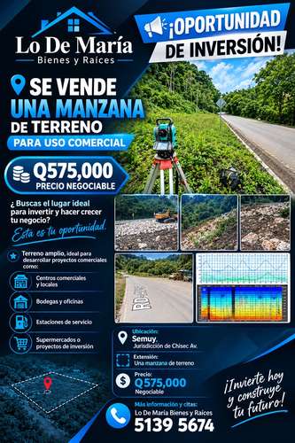 TERRENO COMERCIAL EN VENTA 