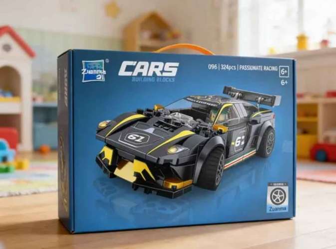 Carro deportivo armable (tipo Lego)