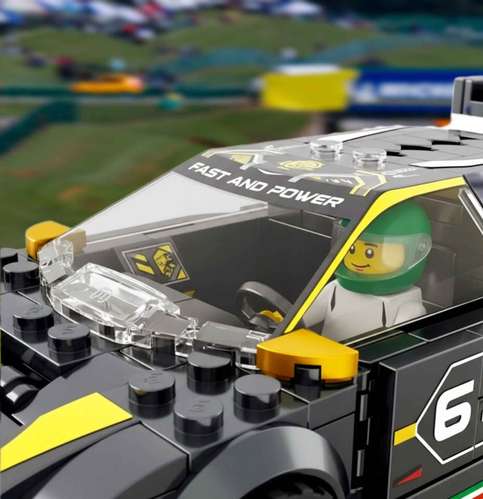 Carro deportivo armable (tipo Lego)