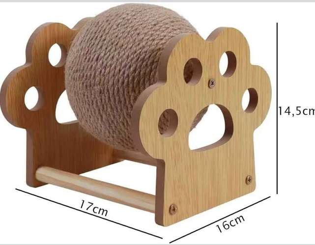 Juguete para Gatos con bola giratoria de cuerda - Imagen 2