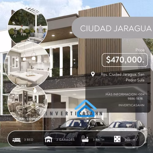 Se Vende Casa de 2 Niveles en Ciudad Jaragua