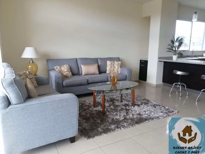 ALQUILO APARTAMENTO AMUEBLADO DE 2 HABITACIONES EN COLONIA PALMIRA