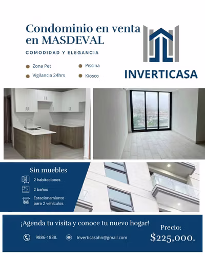 Se Alquila Condominio en Torre Masdeval