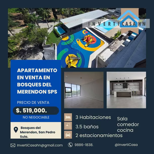 Se Vende Condominio Domus Residences, Bosques de Merendón