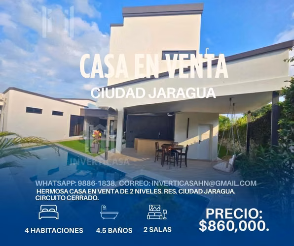Se Vende espectacular casa en Ciudad Jaragua