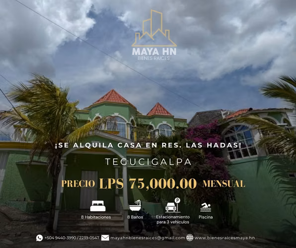 Large house is rented in Residencial Las Fadas!