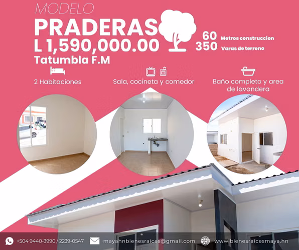 ¡Preventa de casas en Residencial Panorama, Tatumbla!