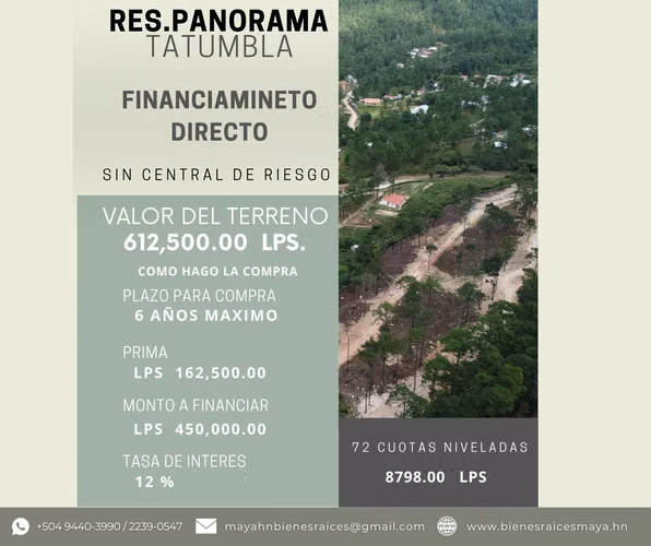 ¡Se venden terrenos en Tatumbla, Francisco Morazán! - Imagen 2