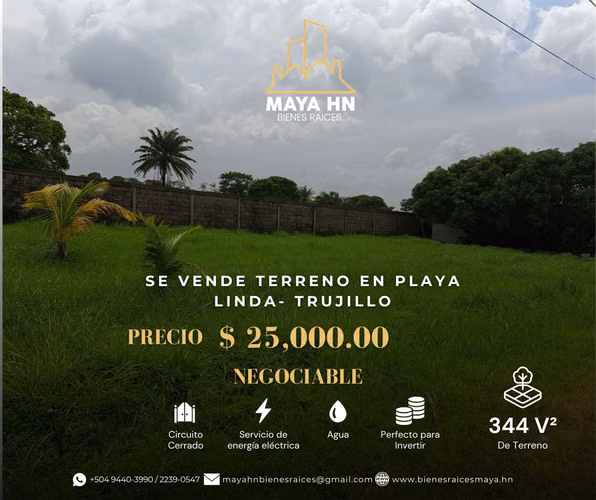Se vende lote de terreno en Playa Linda – Trujillo