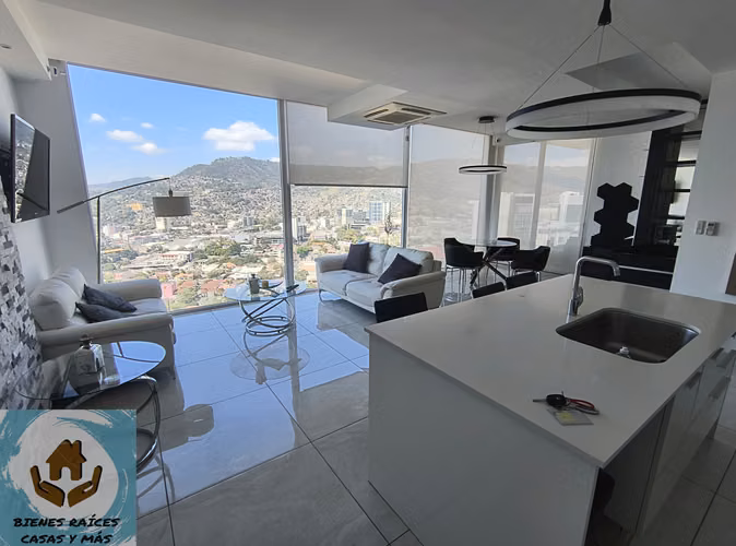 ALQUILO APARTAMENTO AMUEBLADO EN TORRE MODERNA CERCA DEL CENTRO CÍVICO GUBERNAMENTAL