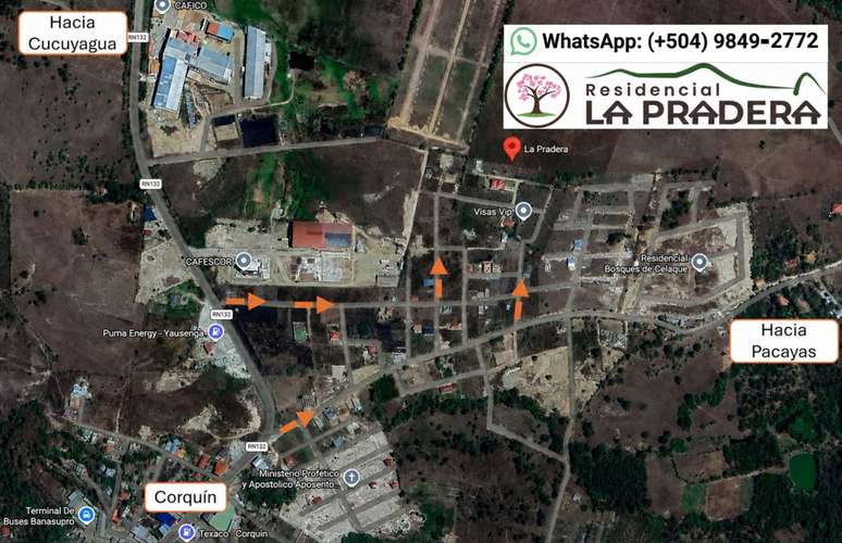 ¡LOTES PLANOS EN VENTA! JOALACA CORQUIN, COPAN