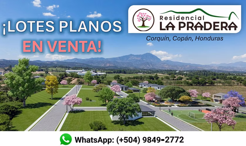 FLAT LOTS FOR SALE JOALACA CORQUIN, COPAN