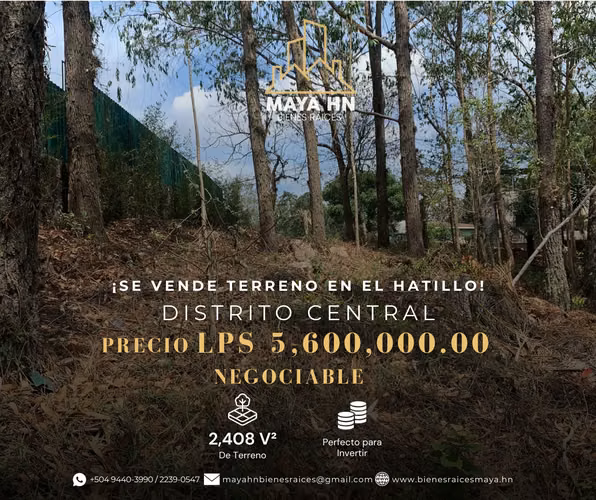 Land is sold in El Hatillo - Tegucigalpa