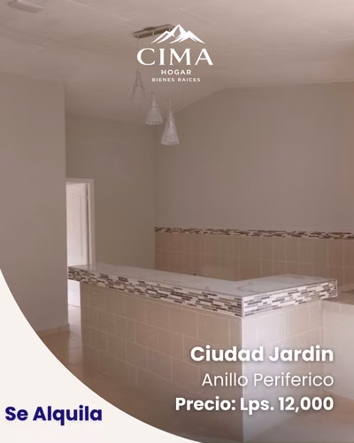  ¡Se alquila apartamento nuevo en Ciudad Jardín! 