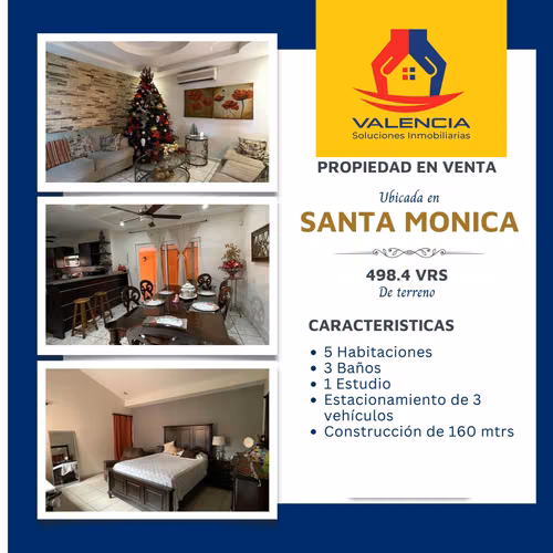  Casa en Venta | Residencial Santa Mónica – San Pedro Sula