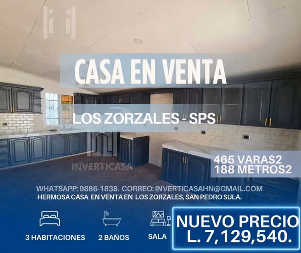 Se Vende Casa recién remodelada en Los Zorzales
