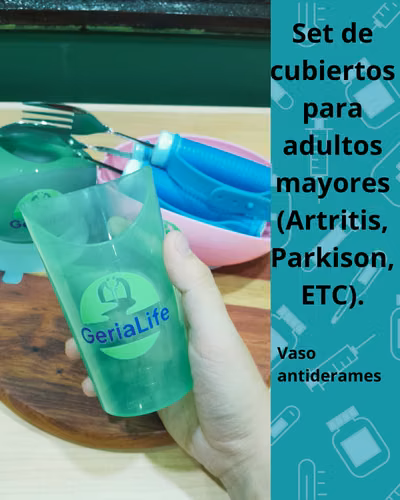 Set de cubiertos para adultos mayores