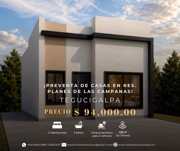 Preventa de casa en Col. Bell plans, Tegucigalpa!