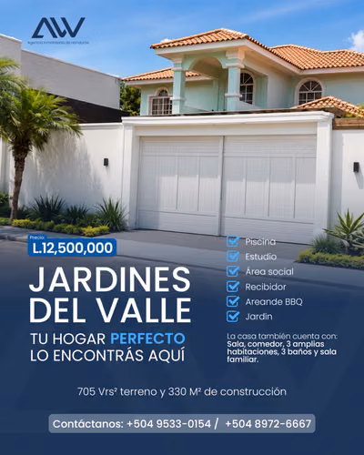Casa en Venta en Jardines del Valle