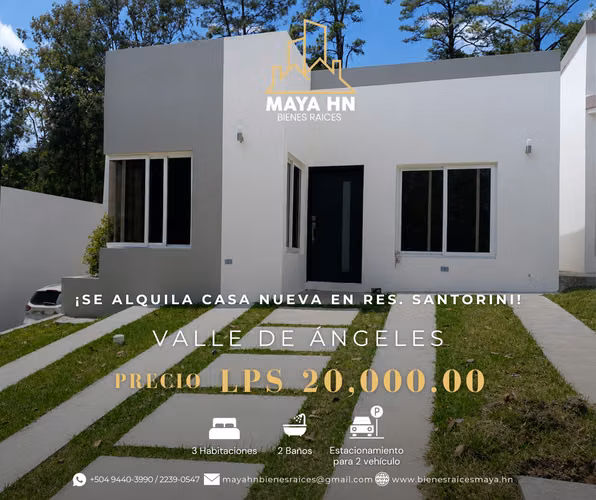 New house is rented in Res. Santorini, Valley of Angels!