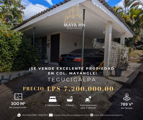 Se vende propiedad Comercial/Residencial en Colonia Mayangle – Tegucigalpa