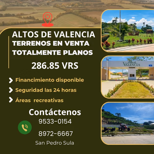 Venta de terreno en ALTOS DE VALENCIA