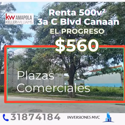 Lote a un costado Blvd Canaan, El Progreso, Yoro