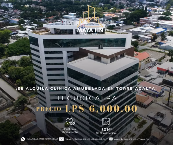 Furnished clinic is rented in Agalta - Tegucigalpa!