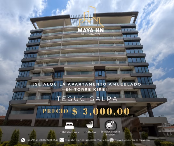Exclusivo apartamento completamente amueblado en Torre Kirei
