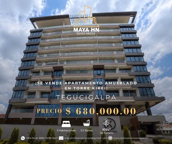 Exclusivo apartamento completamente amueblado en Torre Kirei