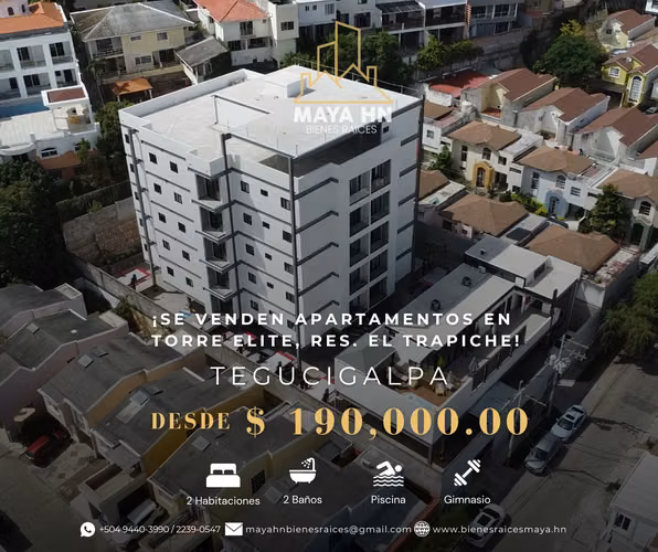 ¡Se venden Apartamentos en Torre Elite, Tegucigalpa! - Imagen 1