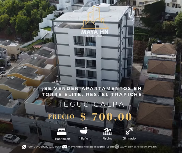¡Se alquila apartamento en Torre Elite, Residencial El Trapiche