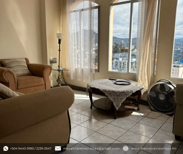 ¡Se vende apartamento amueblado en Res. Lomas del Guijarro, Tegucigalpa!