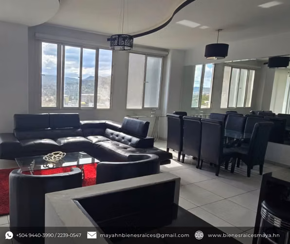 ¡Se alquila exclusivo Penthouse amueblado en Col. Las Minitas, Tegucigalpa! - Imagen 3