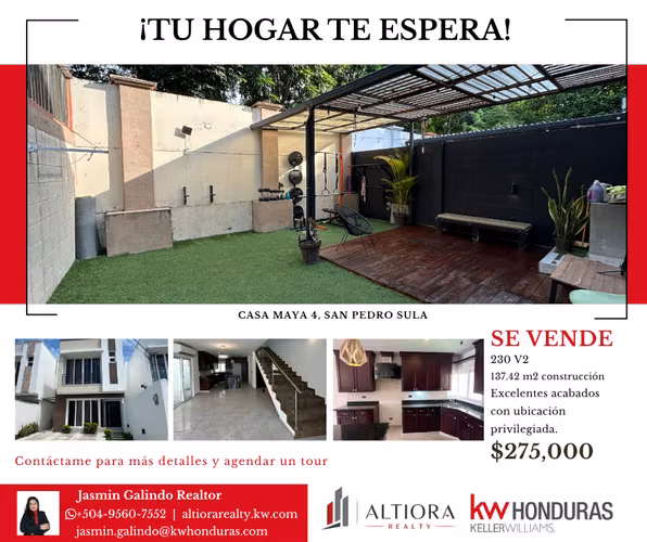 Casa de 2 pisos + Deck