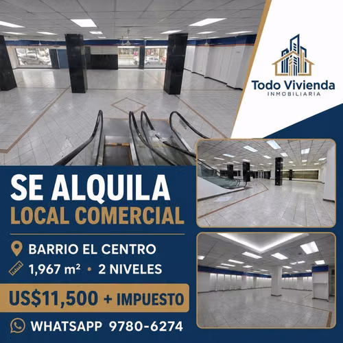 Se alquila Local Comercial en Barrio El Centro san Pedro sula
