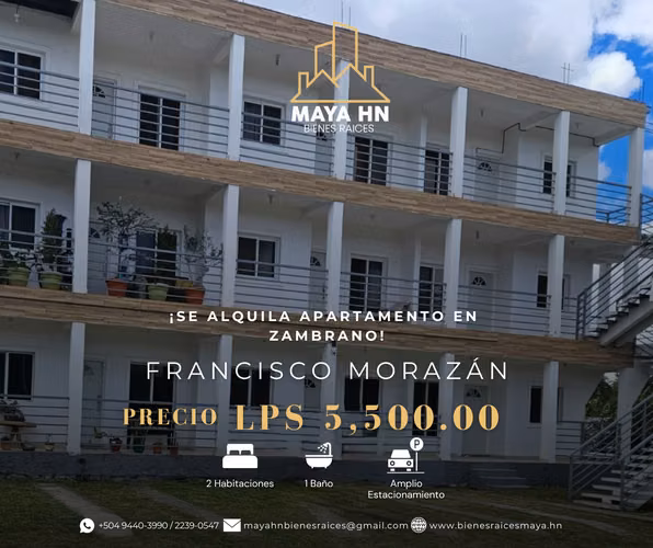 ¡Se alquilan apartamentos en Zambrano, Francisco Morazán! - Imagen 1